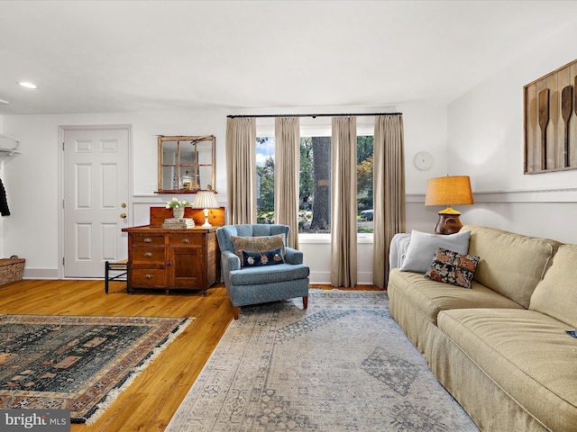 285 Laguna Cir, Severna Park, MD 21146 - living room with light wood finished floors and recessed lighting