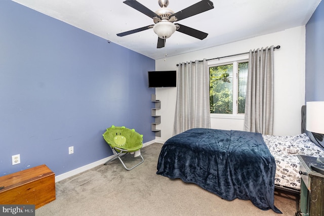 21 Black Bass, Fairfield, PA 17320 - carpeted bedroom featuring baseboards and a ceiling fan