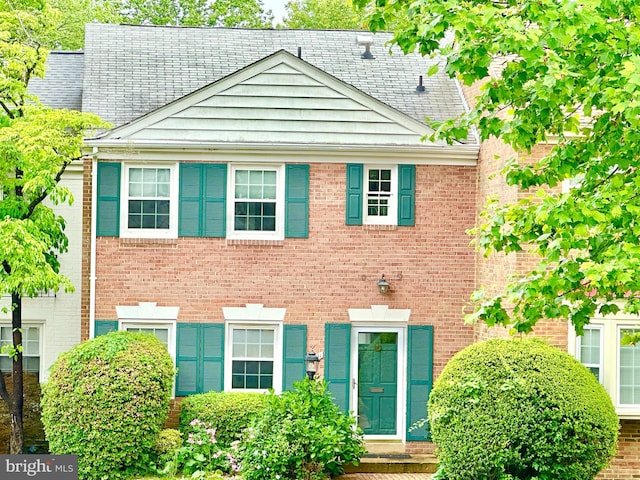 3221 Adams Ct, Fairfax, VA 22030 - view of front of home featuring brick siding, roof with shingles, and entry steps