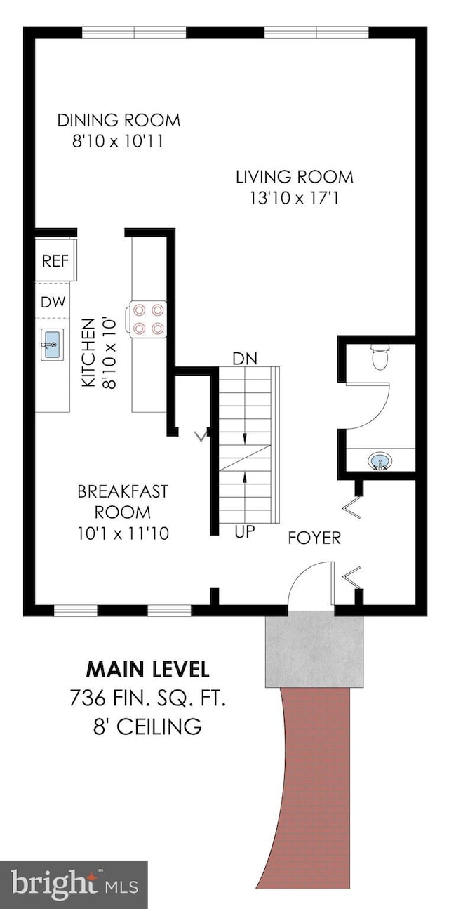 3221 Adams Ct, Fairfax, VA 22030 - view of property floor plan