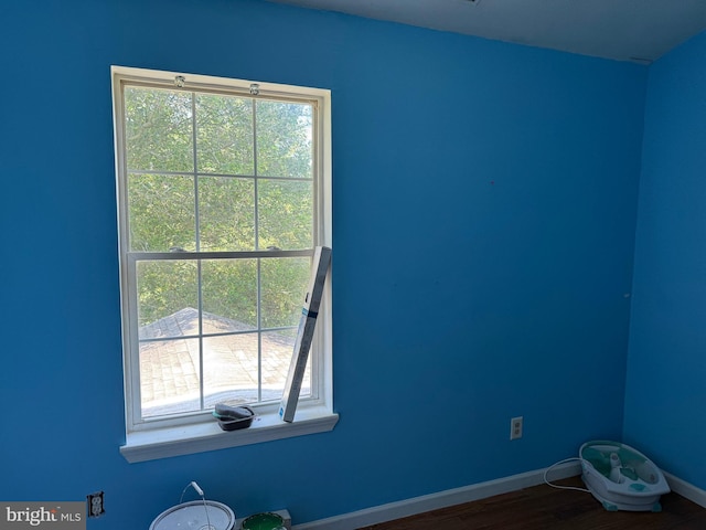 4 Brook Ramble Ln, Townsend, DE 19734 - spare room with wood finished floors and baseboards