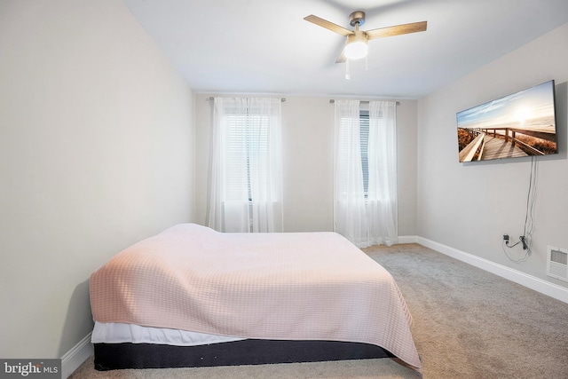 812 N Patterson Park Ave, Baltimore, MD 21205 - bedroom with carpet and ceiling fan