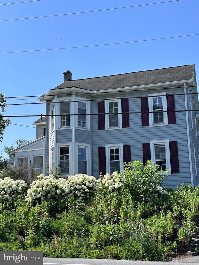 4821 Baltimore Pike, Littlestown, PA 17340 - view of front facade with a chimney