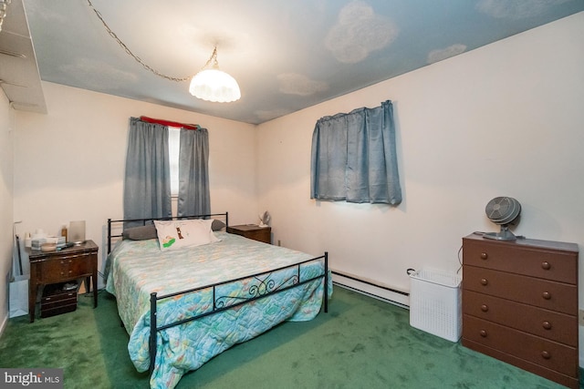 2057 Grove St, Allentown, PA 18104 - bedroom featuring carpet flooring and a baseboard radiator