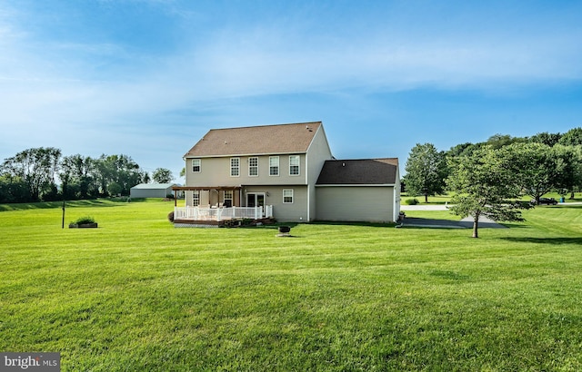 14 Burk Rd, Cochranville, PA 19330 - rear view of property featuring a yard