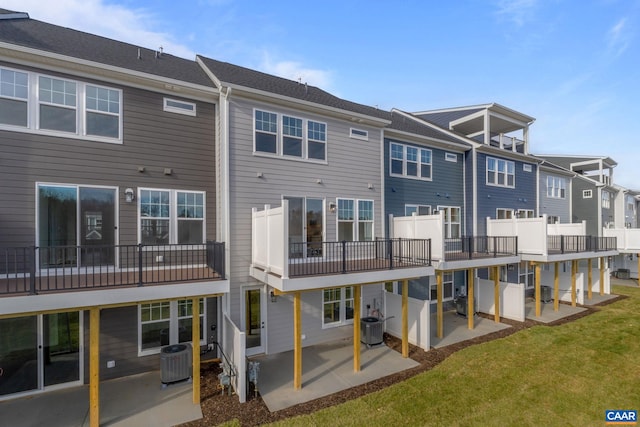 2A Talen Ln, Charlottesville, VA 22911 - rear view of property with a patio area, a residential view, and a yard