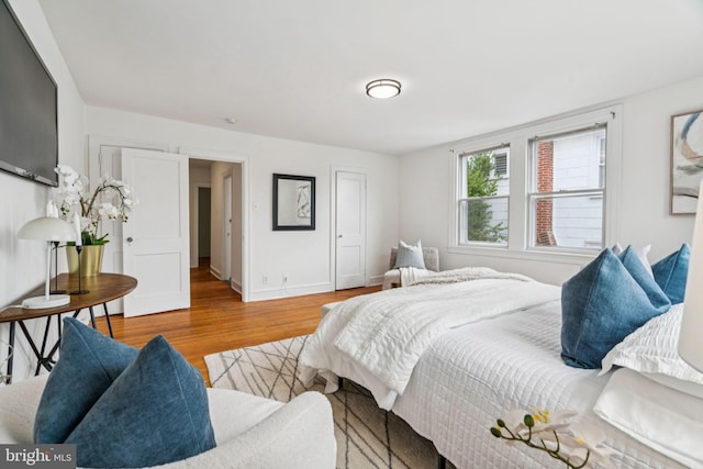 3827 Marshall Rd, Drexel Hill, PA 19026 - bedroom with wood finished floors and baseboards