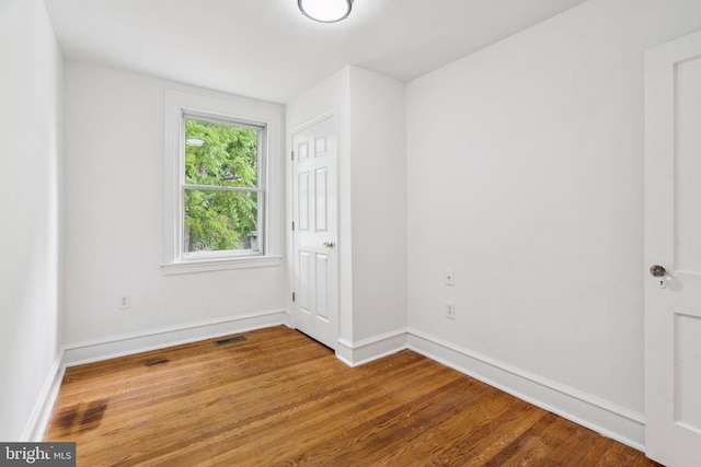 3827 Marshall Rd, Drexel Hill, PA 19026 - unfurnished bedroom with wood finished floors and baseboards