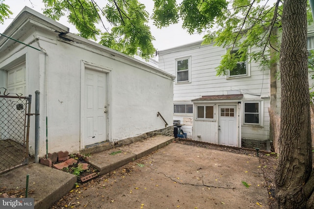 3827 Marshall Rd, Drexel Hill, PA 19026 - back of house with a gate and a patio