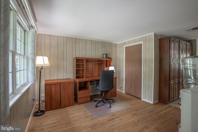 56 Meadowbrook Ave, Hatboro, PA 19040 - home office featuring wood finished floors and wood walls