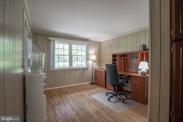 56 Meadowbrook Ave, Hatboro, PA 19040 - office space with light wood-type flooring and wood walls