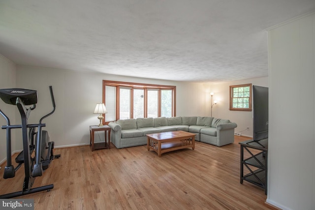 56 Meadowbrook Ave, Hatboro, PA 19040 - living area featuring wood finished floors and baseboards