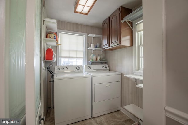 56 Meadowbrook Ave, Hatboro, PA 19040 - washroom featuring independent washer and dryer and cabinet space