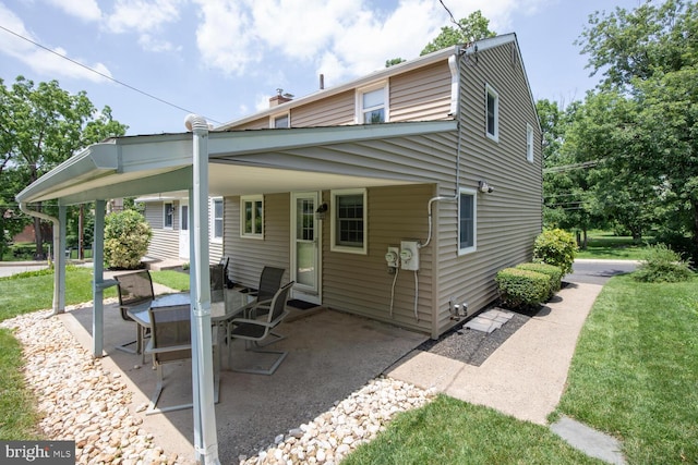 56 Meadowbrook Ave, Hatboro, PA 19040 - rear view of house with a yard and a patio area
