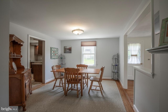 56 Meadowbrook Ave, Hatboro, PA 19040 - dining space with wood finished floors and baseboards