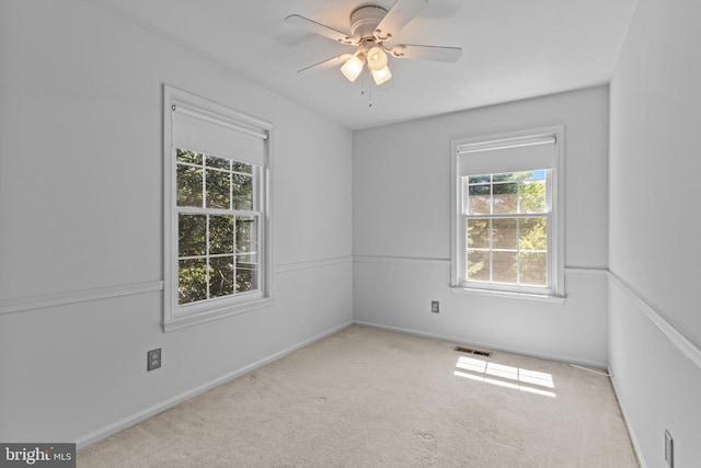 31 Violet Ln, Newtown, PA 18940 - carpeted spare room with a ceiling fan and baseboards