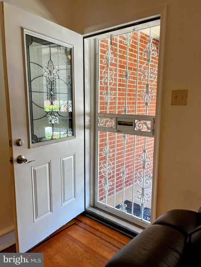 5905 N 3rd St, Philadelphia, PA 19120 - entryway with wood finished floors and healthy amount of natural light