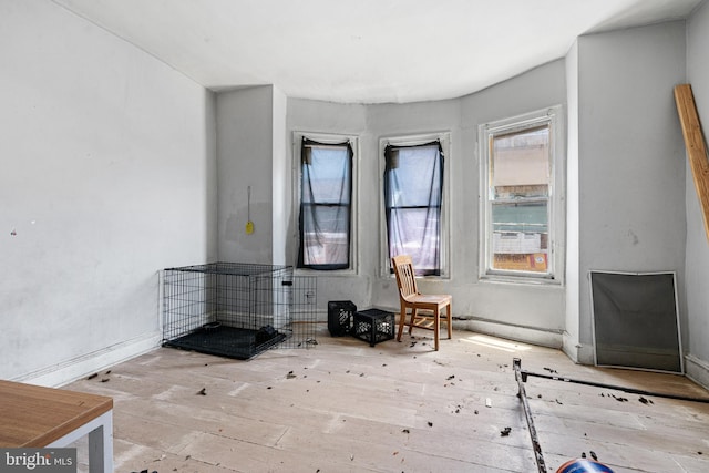 3266 Kensington Ave, Philadelphia, PA 19134 - living room with wood-type flooring and baseboards