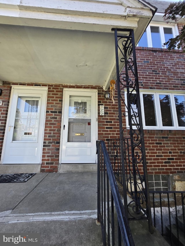 8305 Ridgeway St, Philadelphia, PA 19111 - property entrance with brick siding and a porch