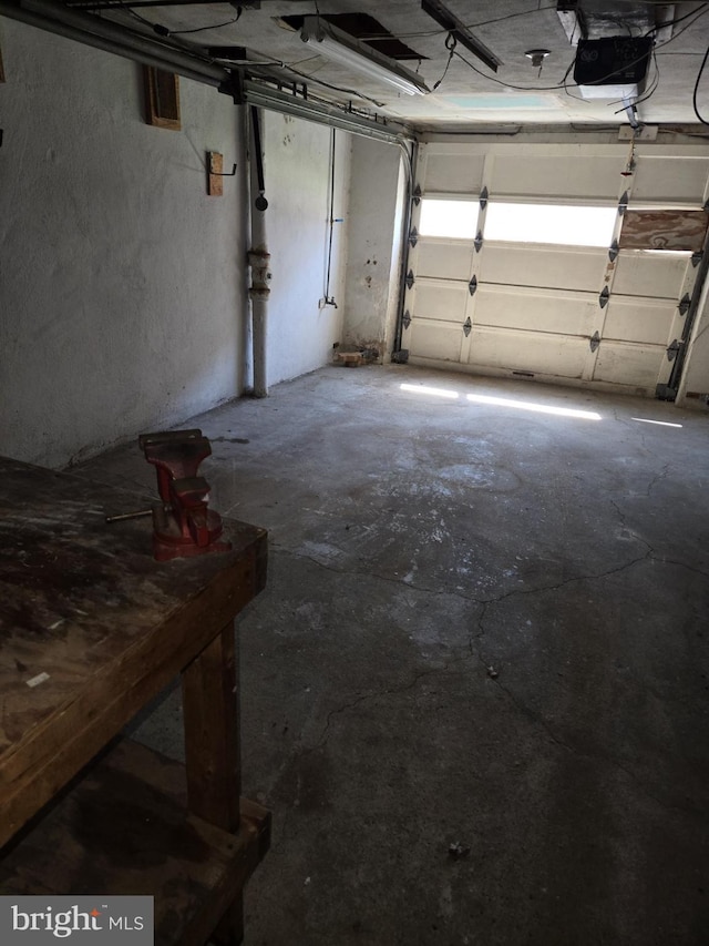 8305 Ridgeway St, Philadelphia, PA 19111 - garage featuring a garage door opener