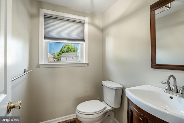 2107 Carol Ln, East Norriton, PA 19401 - bathroom with toilet and vanity