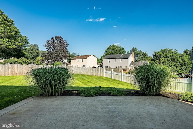 2107 Carol Ln, East Norriton, PA 19401 - fenced backyard featuring a patio area and a residential view