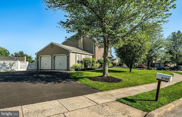 2107 Carol Ln, East Norriton, PA 19401 - obstructed view of property featuring driveway and an attached garage