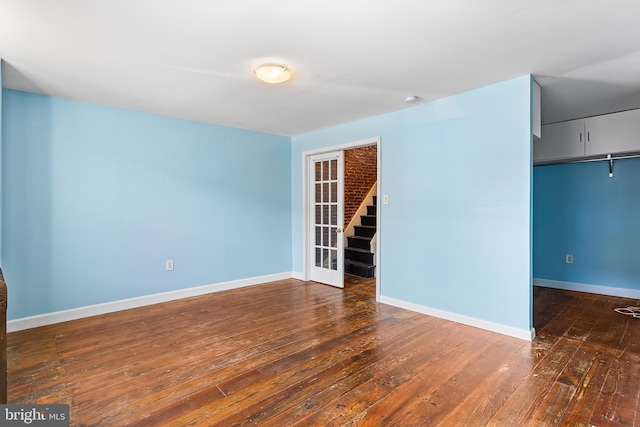 1148 S 12th St, Philadelphia, PA 19147 - unfurnished room featuring hardwood / wood-style flooring and stairway