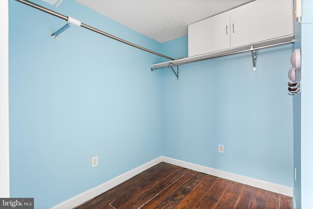 1148 S 12th St, Philadelphia, PA 19147 - spacious closet with dark wood-type flooring