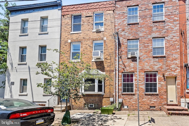 1148 S 12th St, Philadelphia, PA 19147 - view of front facade featuring brick siding and cooling unit