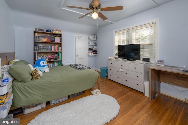 416 Copley Rd, Haddonfield, NJ 08033 - bedroom featuring wood finished floors and a ceiling fan