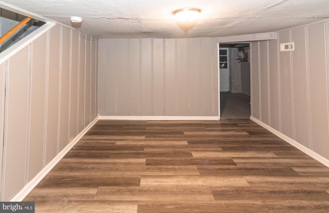 4917 Pembridge Ave, Baltimore, MD 21215 - finished below grade area with wood finished floors and stairway