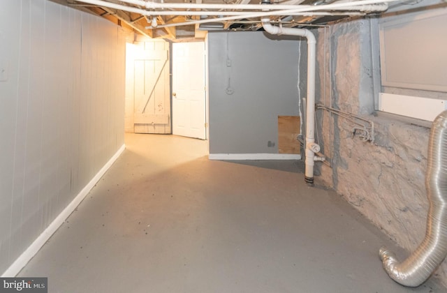 4917 Pembridge Ave, Baltimore, MD 21215 - view of unfinished below grade area