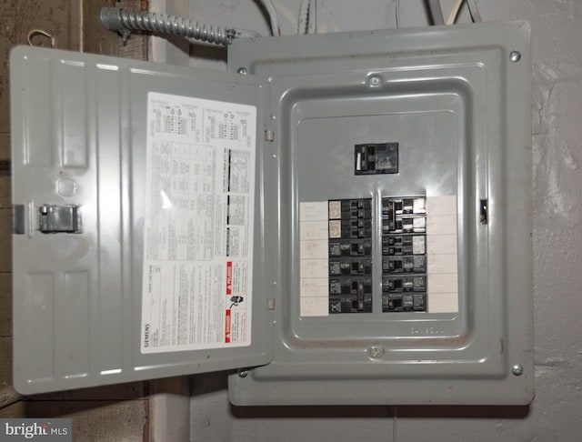 4917 Pembridge Ave, Baltimore, MD 21215 - utility room with electric panel