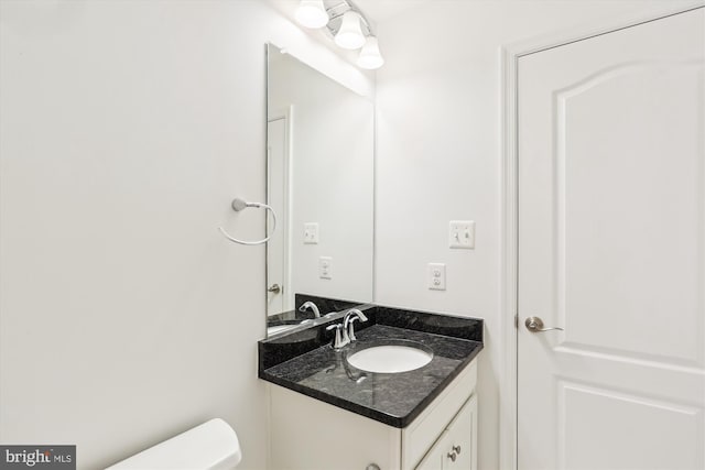 12814 Sutherby Ln, Germantown, MD 20874 - half bathroom featuring vanity and toilet