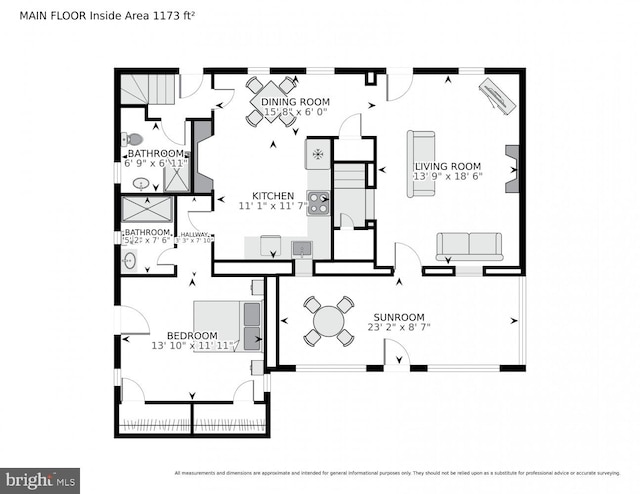 7901 Warfield Rd, Gaithersburg, MD 20882 - view of room layout