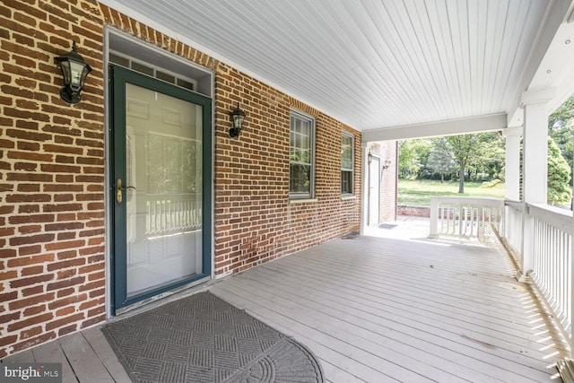 7901 Warfield Rd, Gaithersburg, MD 20882 - view of wooden porch