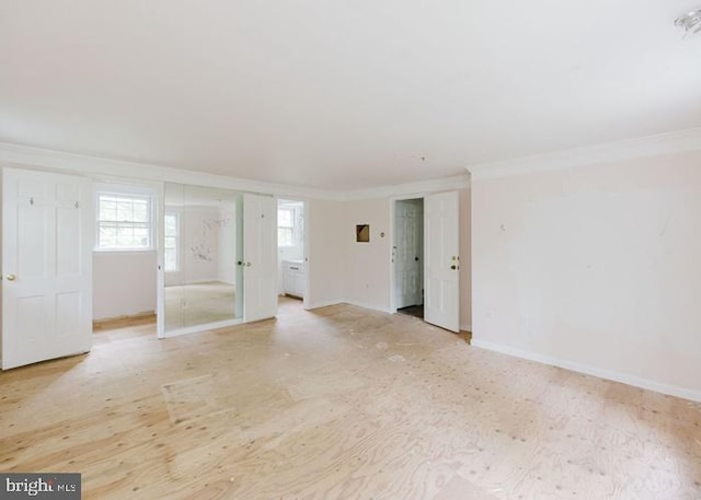 23 Nelson Ridge Rd, Princeton, NJ 08540 - spare room with ornamental molding and wood finished floors