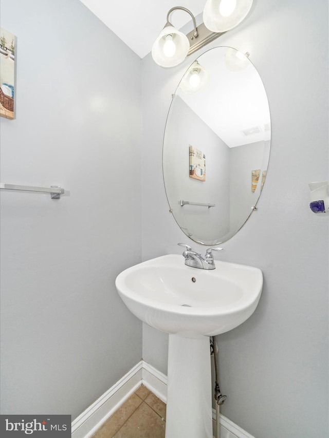 12404 Carriage Park Pl, Clarksburg, MD 20871 - bathroom featuring tile patterned flooring and baseboards