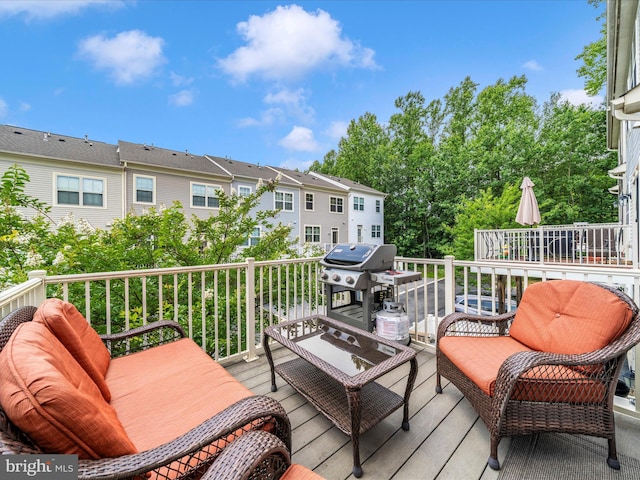 12404 Carriage Park Pl, Clarksburg, MD 20871 - deck with grilling area