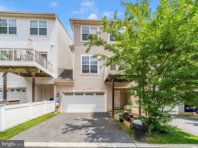 12404 Carriage Park Pl, Clarksburg, MD 20871 - view of property with asphalt driveway and a garage