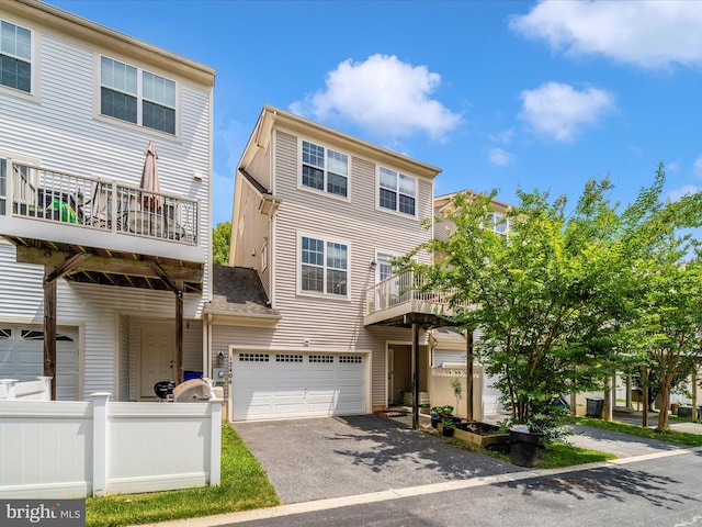 12404 Carriage Park Pl, Clarksburg, MD 20871 - multi unit property featuring a balcony, driveway, and an attached garage