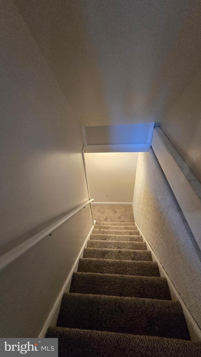 1055 View St, Hagerstown, MD 21742 - staircase featuring carpet