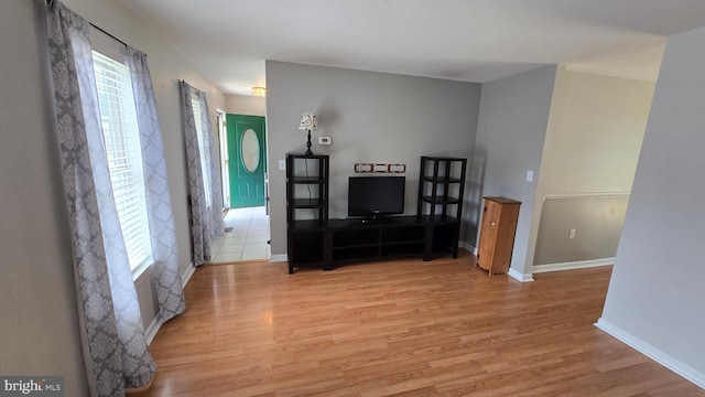 1055 View St, Hagerstown, MD 21742 - living area with light wood-style floors and baseboards