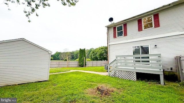 1000 Old Forge Rd, New Castle, DE 19720 - view of yard featuring a wooden deck