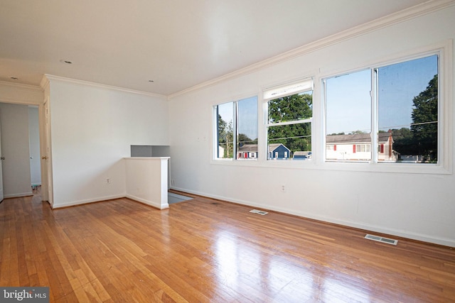 1262 Everett Ave, Woodbridge, VA 22191 - spare room featuring crown molding and light wood finished floors