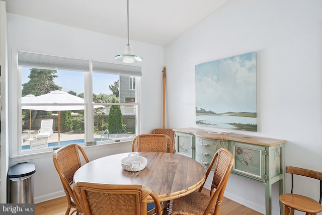 365 Dusty Miller Dr, Long Beach, NJ 08008 - dining area with light wood-type flooring and baseboards