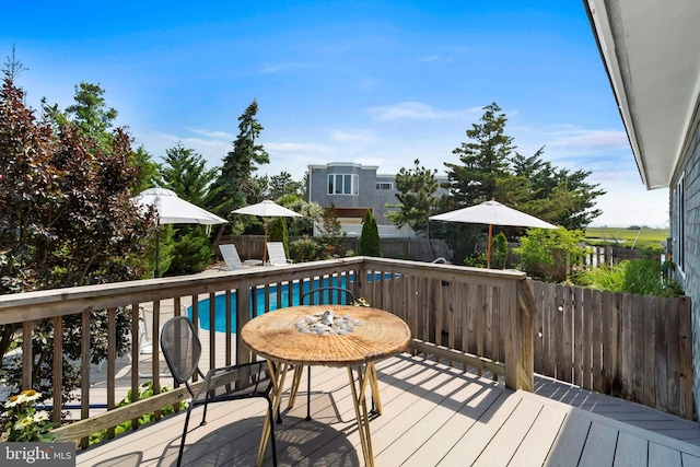 365 Dusty Miller Dr, Long Beach, NJ 08008 - deck with a fenced backyard