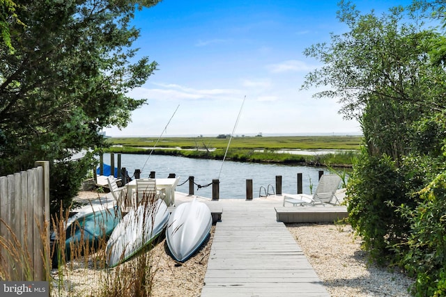 365 Dusty Miller Dr, Long Beach, NJ 08008 - dock with a water view