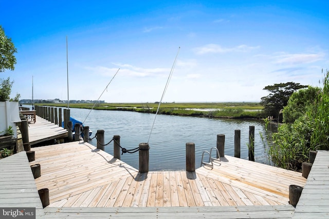 365 Dusty Miller Dr, Long Beach, NJ 08008 - dock featuring a water view
